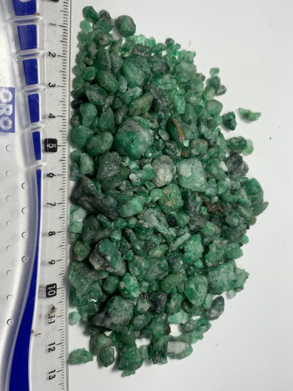 Beautiful Natural Green Color Emerald Rough