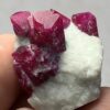Beautiful Natural Color Ruby Bunch Crystal Specimen From Afghanistan