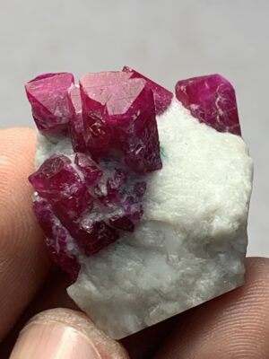 IMG_7518 Beautiful Natural Color Ruby Bunch Crystal Specimen From Afghanistan